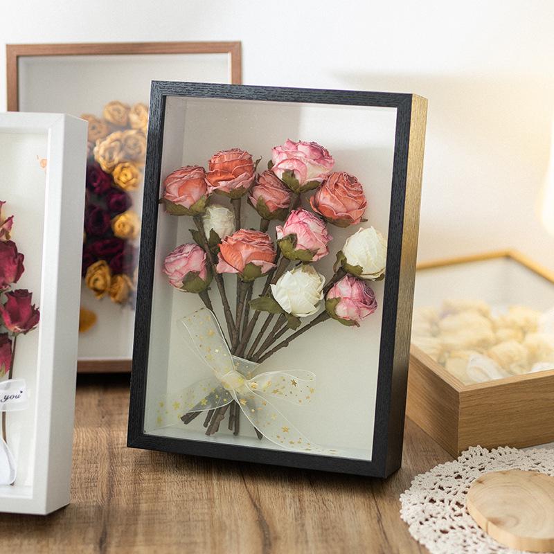 7-Inch 3D Glass Specimen Frame for DIY Dried Flowers, Insect Models, and Photos