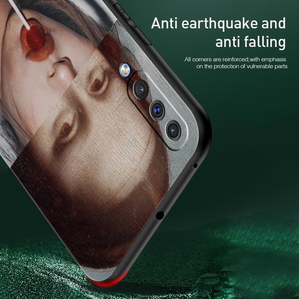 Handyhülle für Samsung Galaxy A52 A14 A50 A70 A10S A30 A40 A20S A20E A02S A12 A22 A32 5G A04s Mona Lisa Van Gogh Öl Kunst Hülle