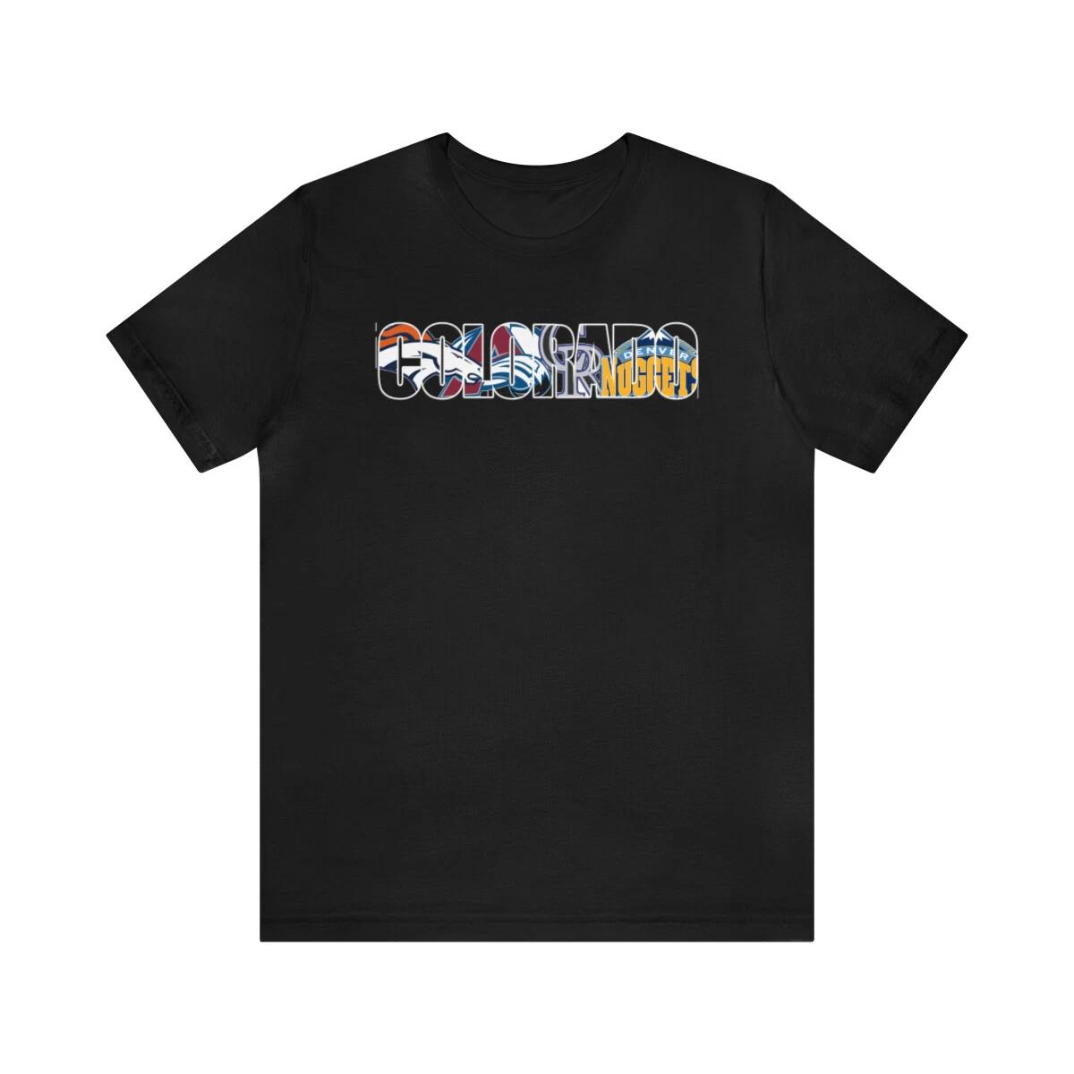 Men s and Women s T-shirts Colorado sports teams mash up XL