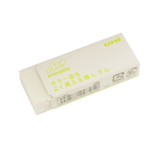 Uni-color eraser EP-102C that erases the core easily