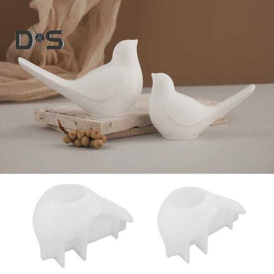 Silikonform Vogelförmige Displayform Kerzen Seifen Ornament Leicht zu lösende Form DIY Basteln Seife Schokoladenherstellungsform