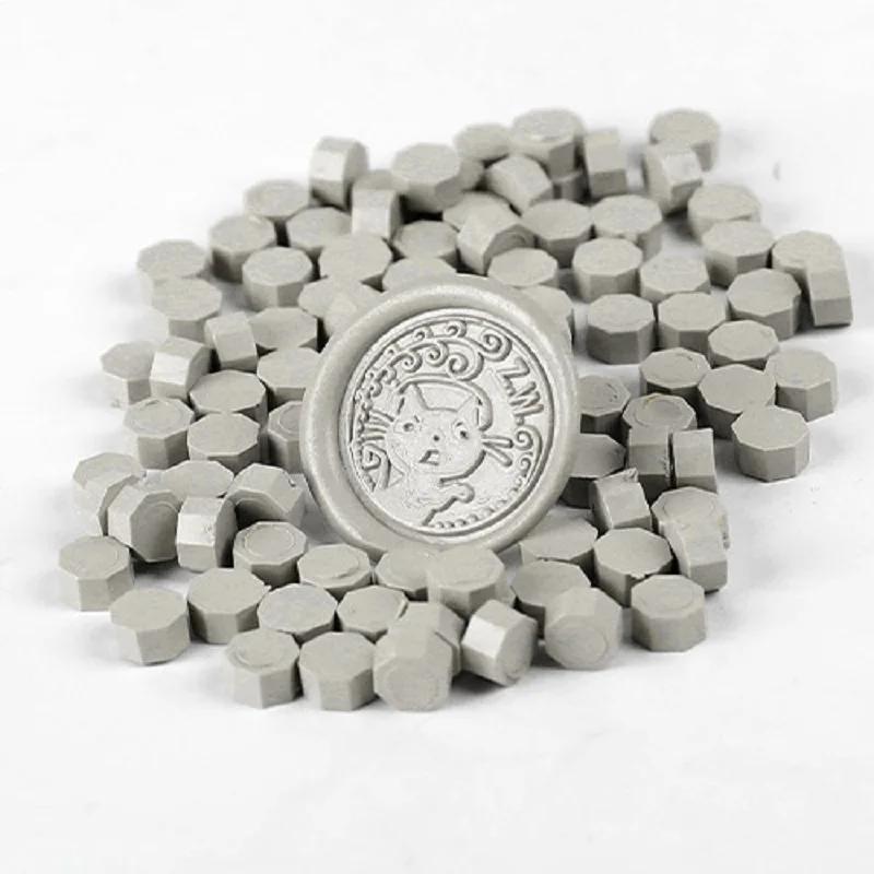 100Pcs Wax Seal Beads Material Retro Wax Seal Stamp Scrapbook Material Craft Decoration Wedding Birthday Stamp Wax Lacquer Seals