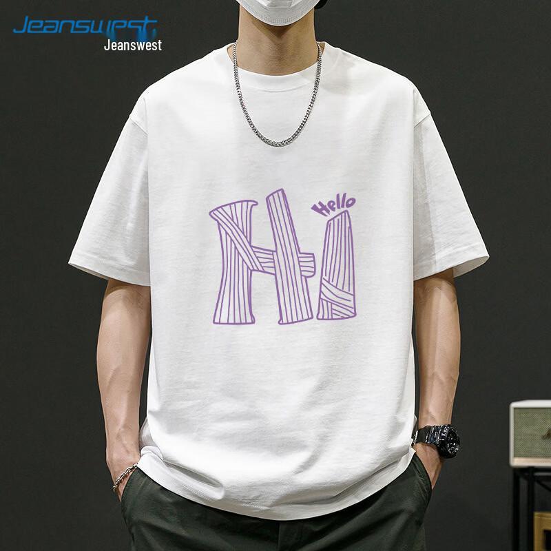 

Jeanswest Men s Cotton Short Sleeve Round Neck T-Shirt M
