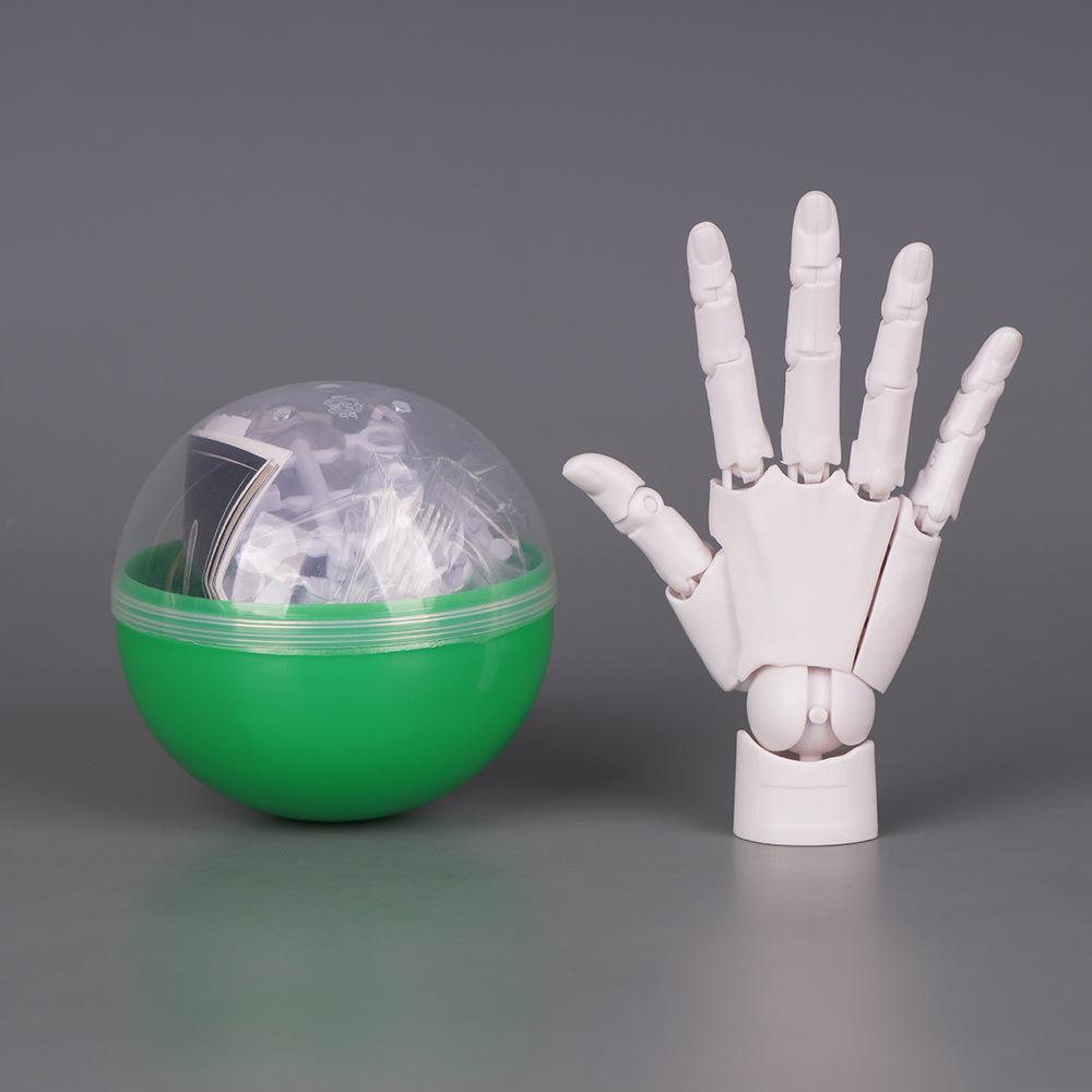 Mini 1/2 Scale Gashapon Palm Model: Super Movable Finger Joints - Left & Right Hands for Drawing & Sketching