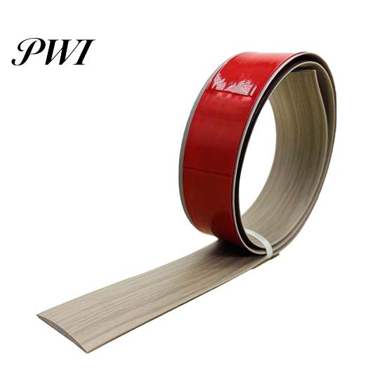 Self-adhesive Floor Molding Door Seal Strip Self-Adhesive Transition Simple Installation Customizable PVC Edge Protector Easy Cut Guard Seamless J