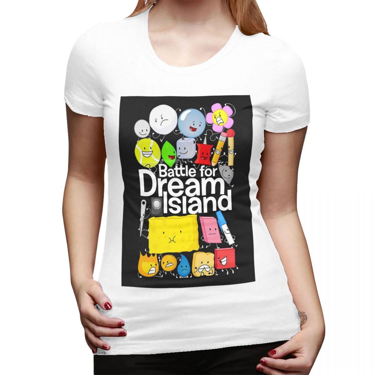 BFDI Poster TShirt for Women Crew Neck Streetwear T Shirts Womens Short Sleeve Summer Clothes Tops S