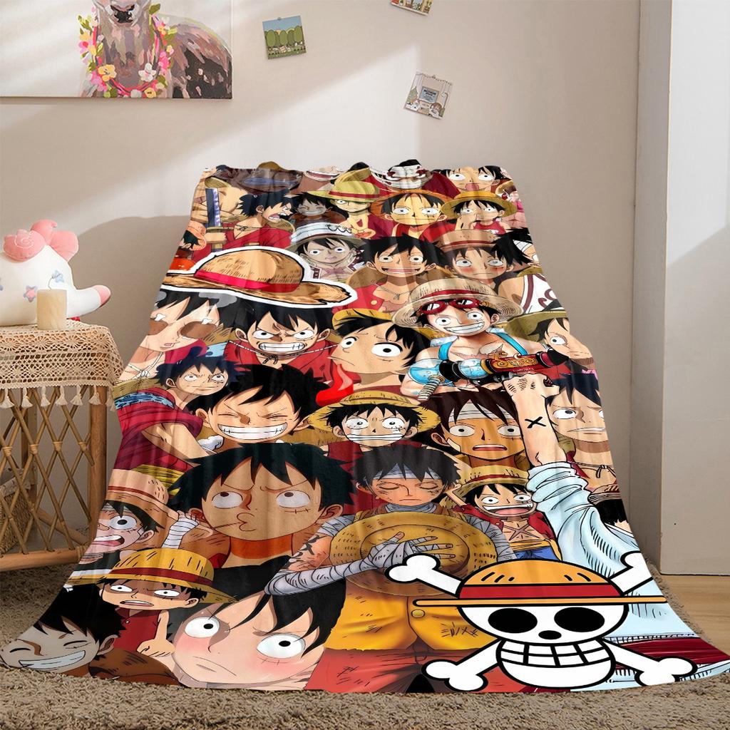 Luffy Luxury Flannel Lightweight Blanket Home Decor Sofa Bed Travel Cover Family Gift LXR140