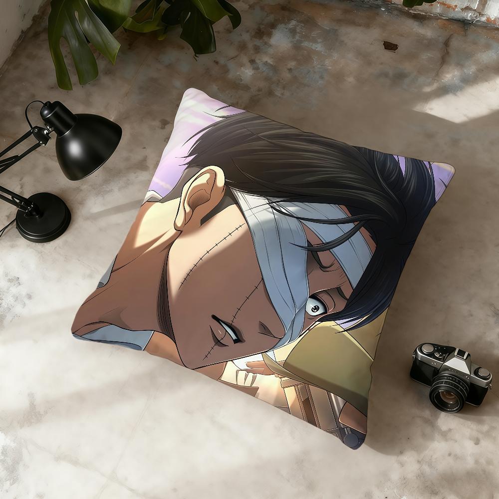 A-Атака Титанов Аниме наволочка для подушки Домашний Офис Удобная Нордическая Простота Популярная На молнии Наволочка для подушки 30cmx30cm