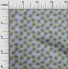oneOone Cotton Flex Indigo Blue Fabric Asian Japanese Floral DIY Clothing Quilting Fabric Print Fabric by Yard 40 Inch