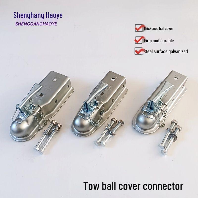 Anti-Detachment Wear-Resistant Cast Steel Trailer Tow Ball Cover for RVs & Boats
