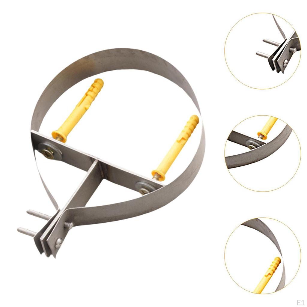 5,3 palce 135 mm Podpěrný držák komínové roury pro vložku spalinovodu a kamna