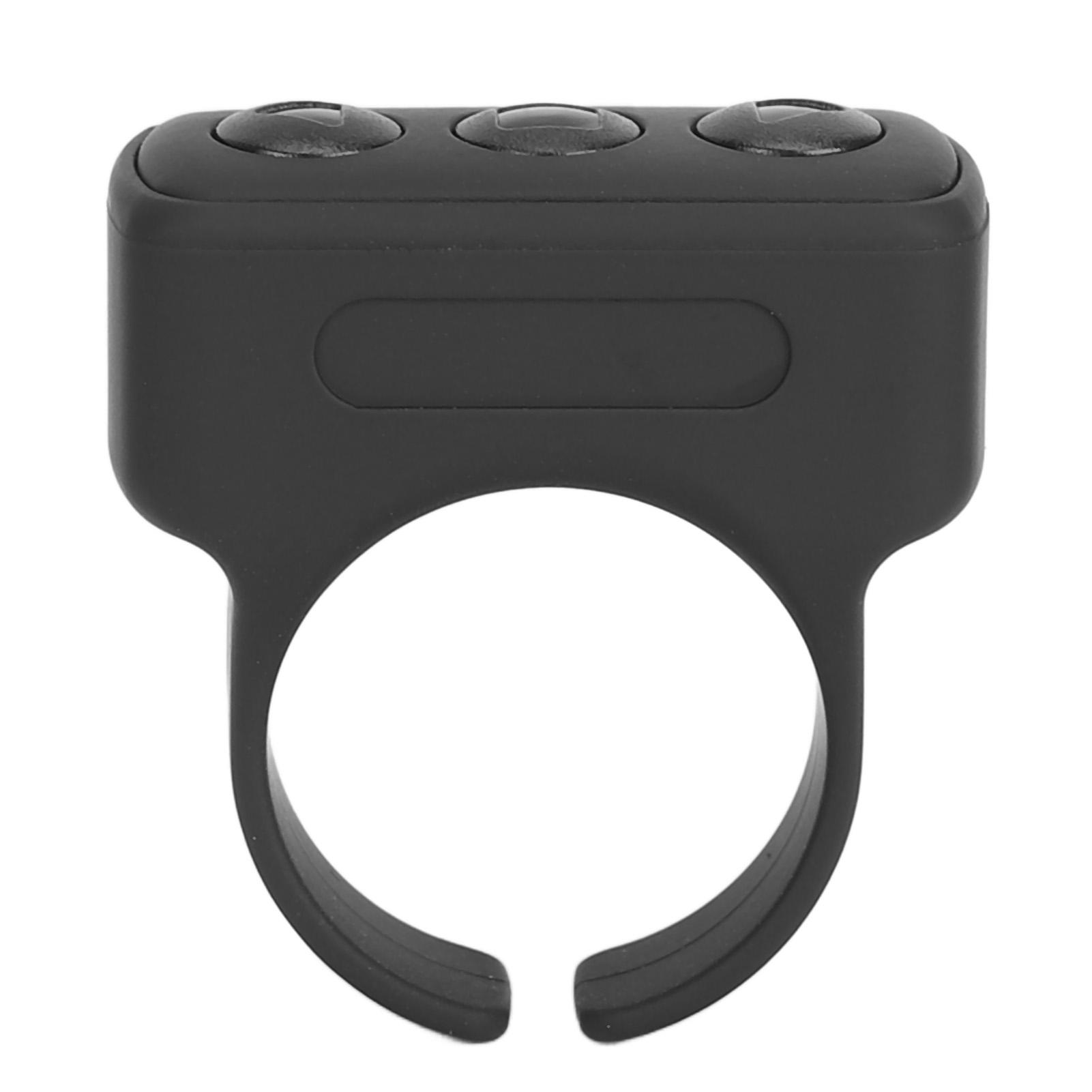 

Приложение для дистанционного управления Перелистывание страниц Видеозапись Кнопка для селфи Перезаряжаемое Bluetooth-кольцо для прокрутки чёрный