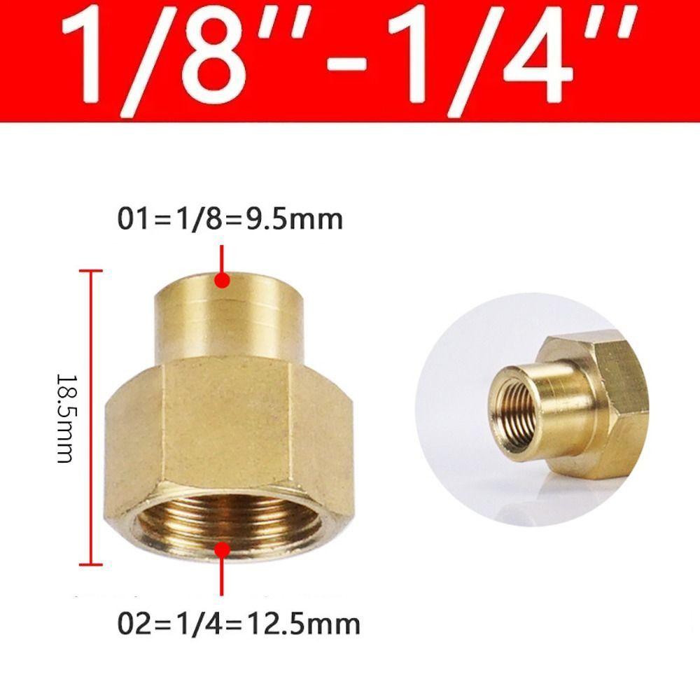 1Pcs 1/8" 1/4" 3/8" 1/2" 3/4" BSP Pipe Fitting For Water Fuel Gas Hose Adapter
