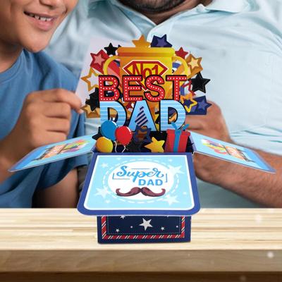Fathers Day Card Father's Gift Includes Note Tag Birthday Father’S Greeting Cards for