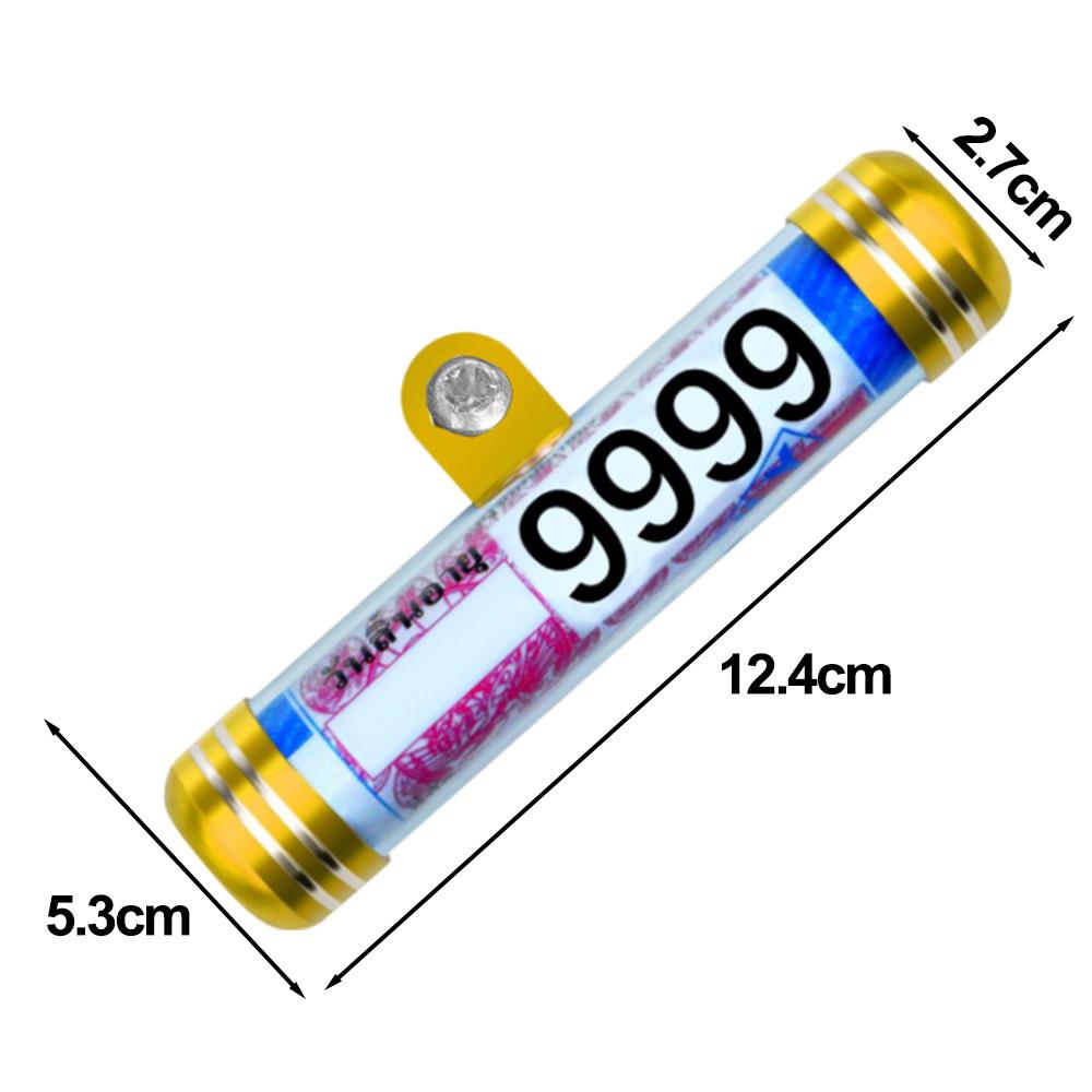 

Налоговая бирка для мотоцикла, одинарная трубка, годовой билет на мотоцикл, защитная трубка, водонепроницаемая бумажная трубка для размещения номерного знака мотоцикла