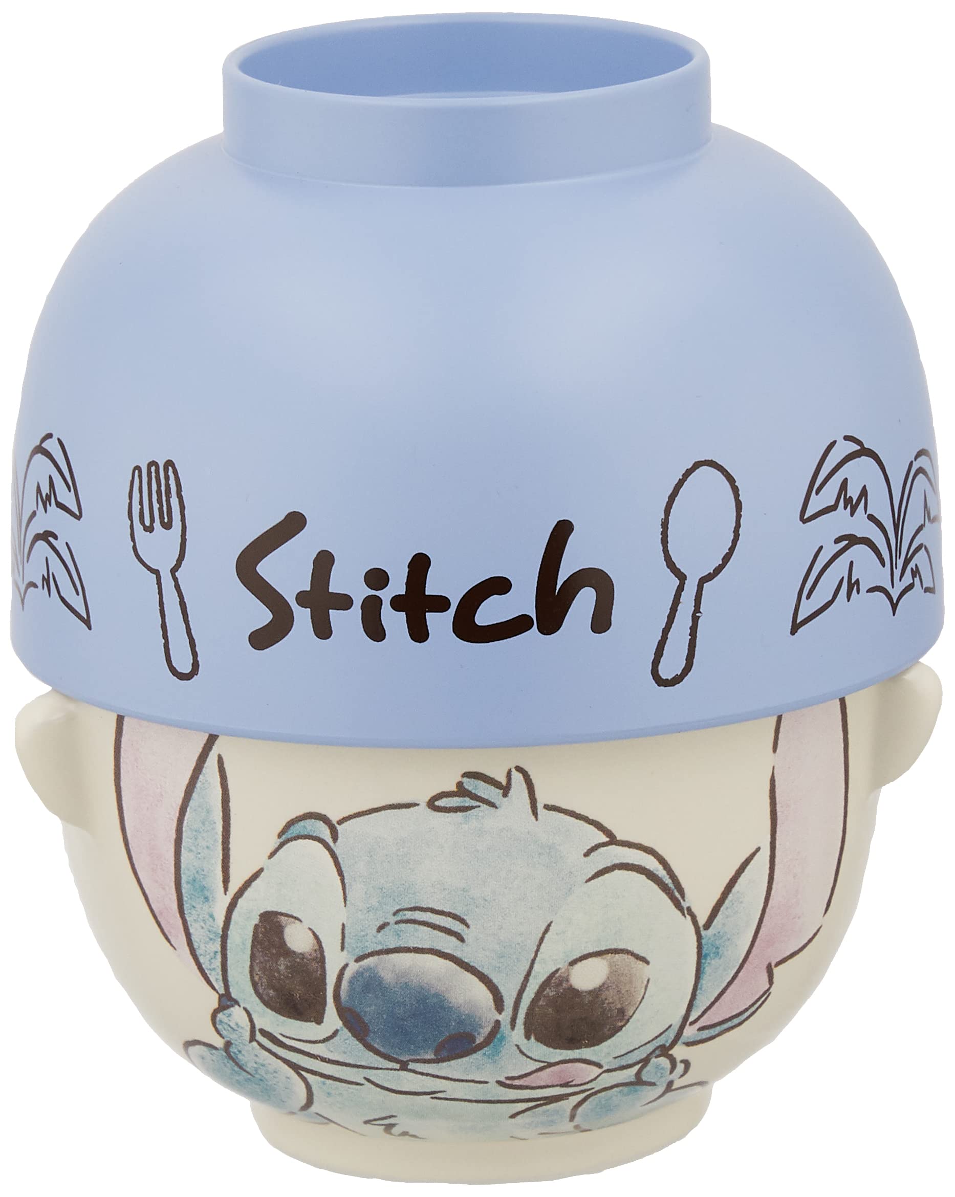 

Sun Art Disney Stitch Суповая и рисовая миска Акварель «Лило и Стич» Набор, Большой, Прибл.. 480 мл, Отделка, Синий, SAN3247-8 синий