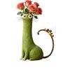 Cute cat shaped flower vase Long-Necked Cat Vase universal dried flowers vase A whimsical cat vase cat-themed decorative vase