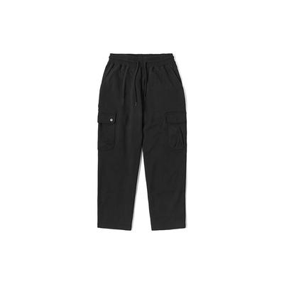 Pantalon Cargo Uni Taille Moyenne Jambe Droite Homme Bas Noir VN000BZ6BLK