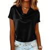 Women's Fashion Casual Color Casual Short-sleeved Top