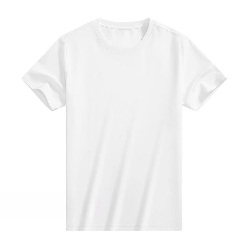 Summer Men'S Short Sleeve Casual Cartoon Printed Crew Neck Top Versatile Half Sleeve Trendy Bottom T-Shirt