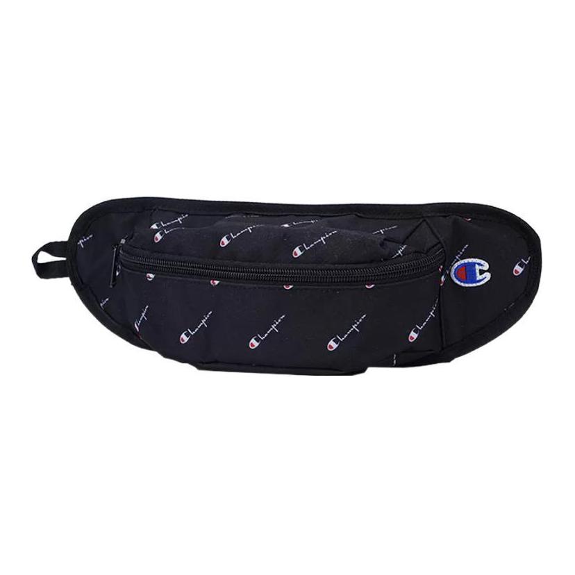 Champion Script Embroidered Logo Polyester Waist Bag Regular Men waist bag Black CH1215-002 One Size