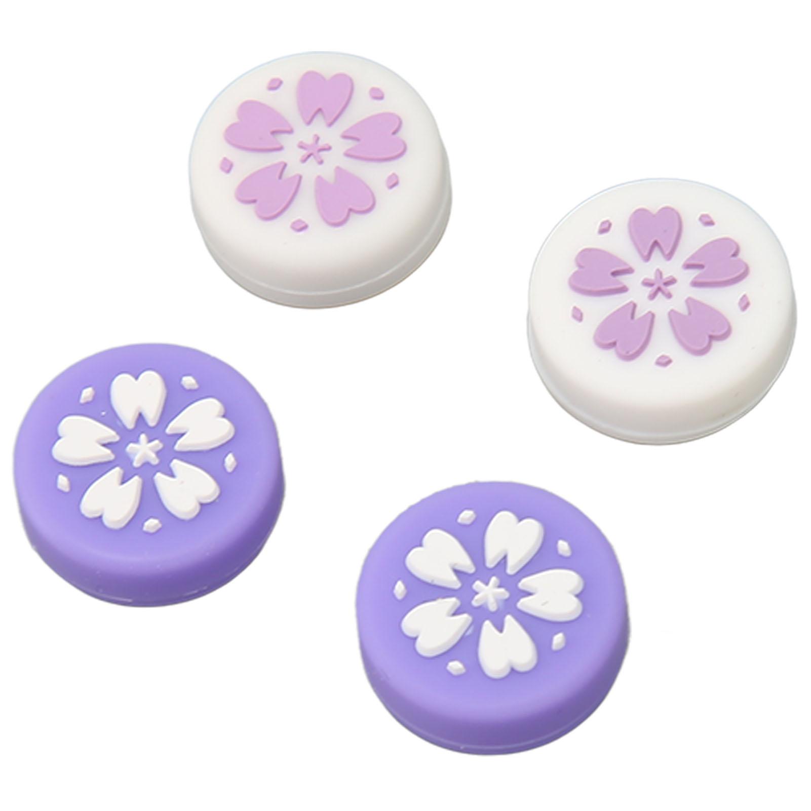 

4Pcs Thumb Grip for Soft Silicone Prevent Slip Replacement Joystick Thumb Stick for Lite