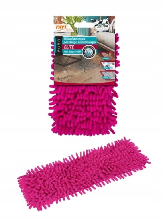 Microfiber flat mop insert