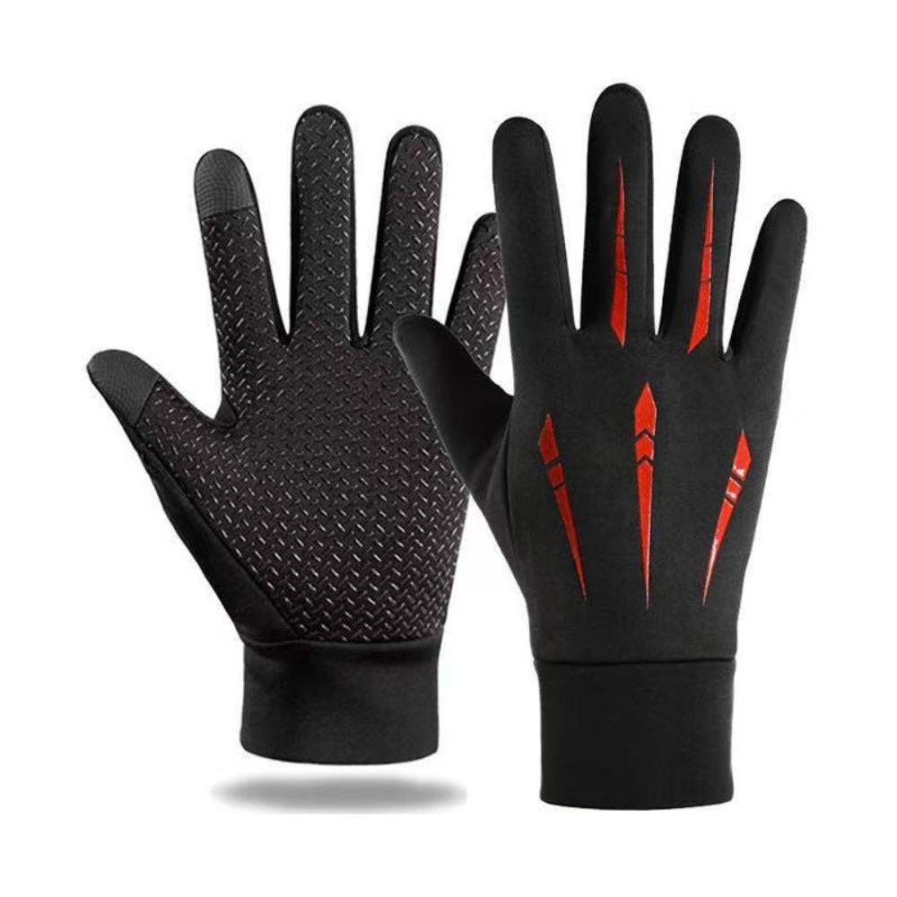 Anti-Slip Winter Cycling Gloves Warm Riding Protective Mittens Portable Cold-proof Gloves  Fishing