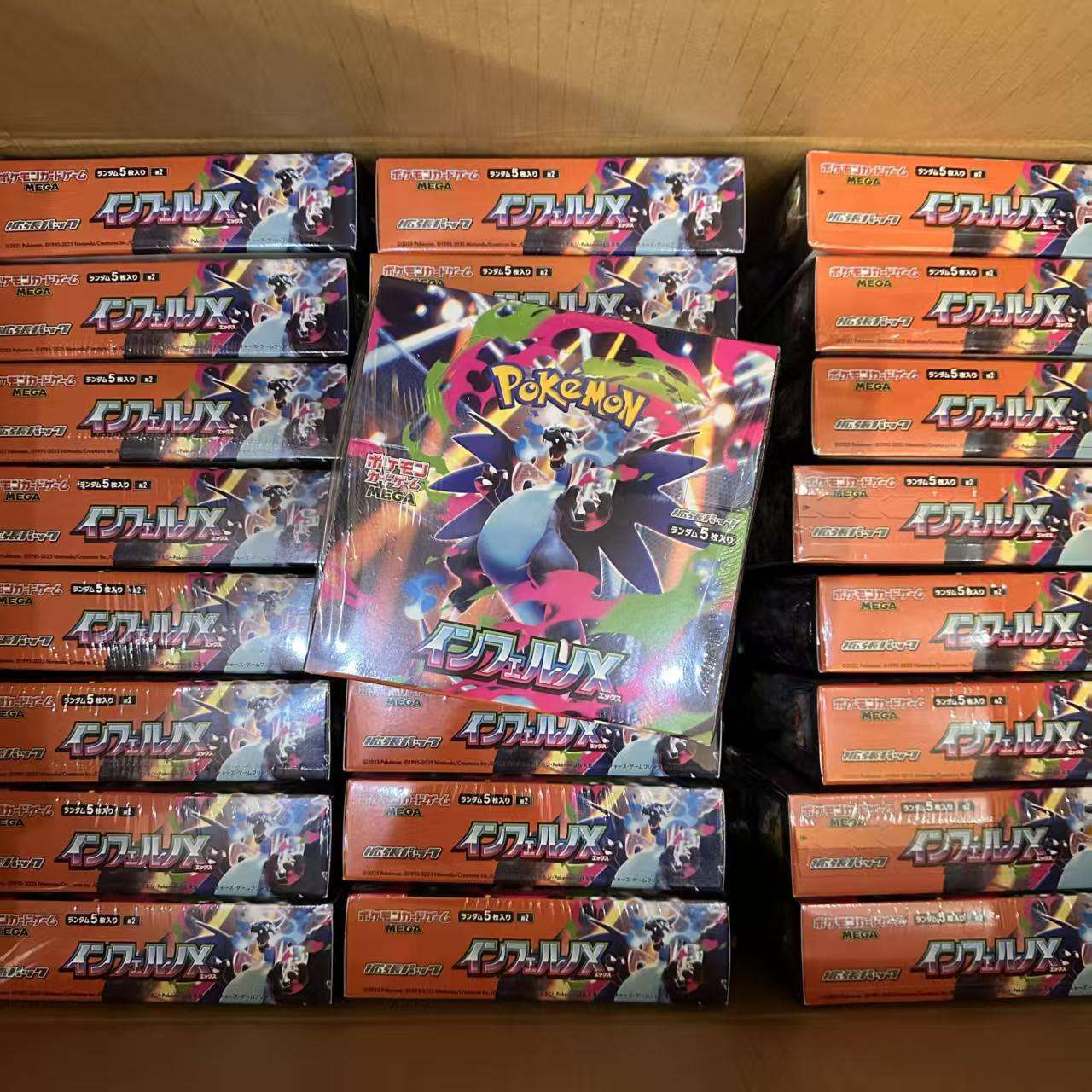 Japanese Version Pokemoned TCG MEGA M2 PTCG Booster Box-Eco-Friendly Paper Material Carrom Board Game for Collectors