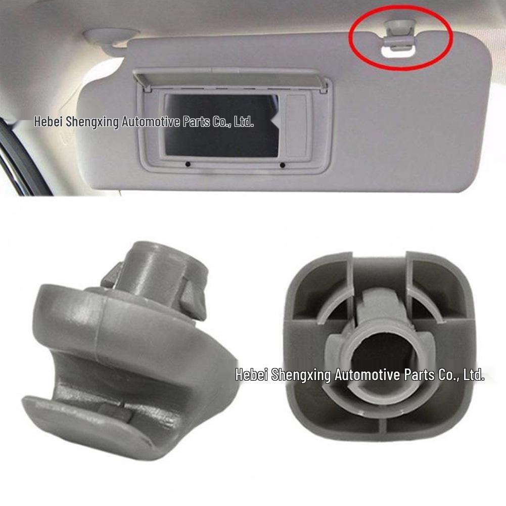 

Universal Makeup Mirror Clip for Honda Accord/Civic Sun Visor Replacement серый
