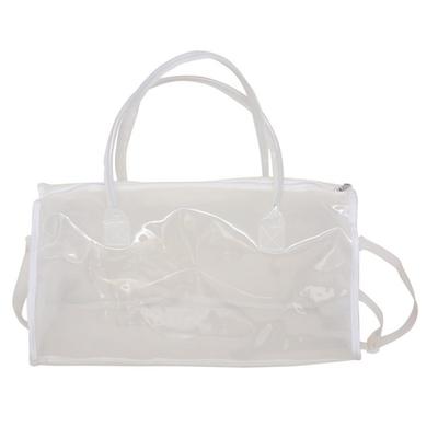 Large Capacity Transparent Crossbody Bag PVC Waterproof Washing Storage Bag Lightweight Oversized Toiletries Handbag Shopping