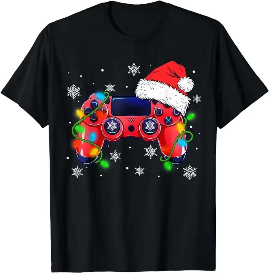 Christmas Theme Printed TShirts for Kids Versatile Style Holiday Wear Suitable for Boys And Girls