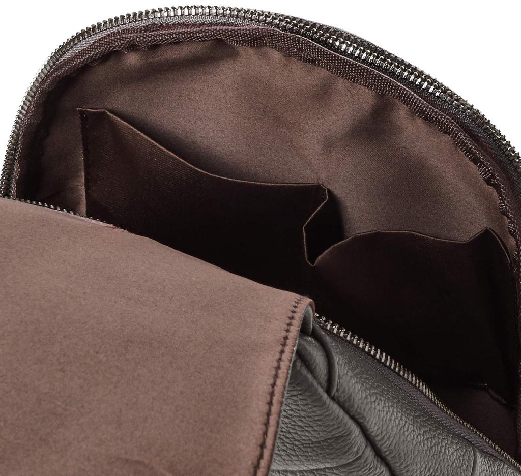 Cowhide Patchwork Backpack GREY [Proud] LR-606