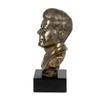 John Fitzgerald Kennedy - marble bust, statuette of a famous person, decoration for office, school, and hotel by the Art-Dog brand