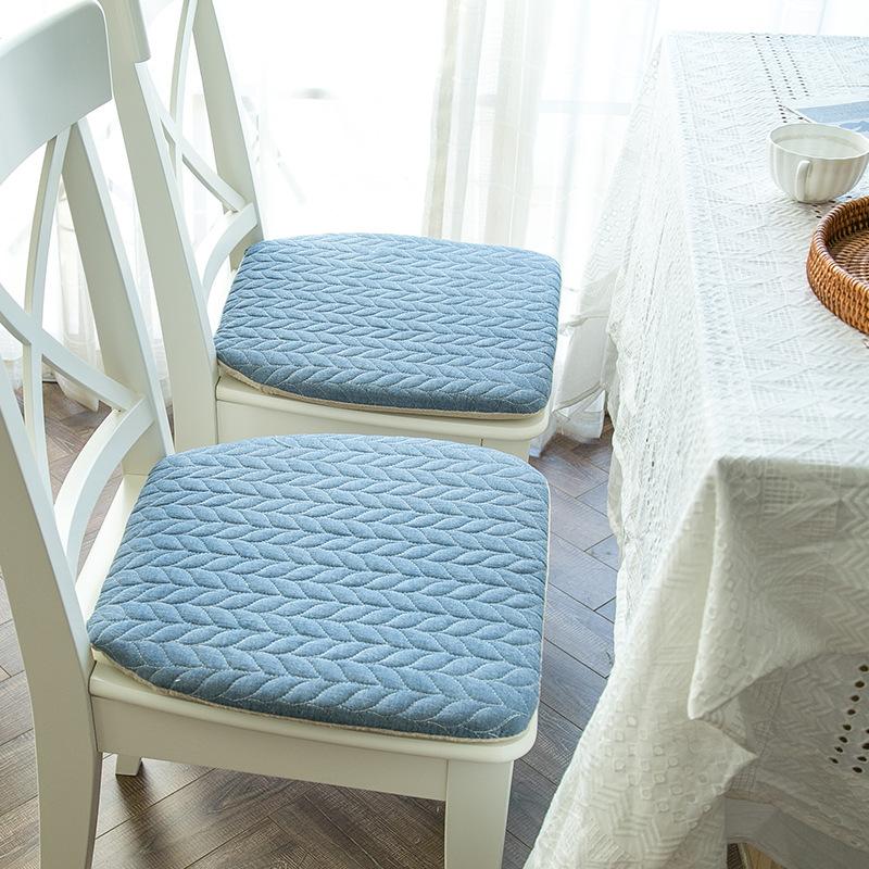 1/2/4 Pcs Nordic Style Simple Dining Chair Cushion Home Office Seat Cushions Stool Seat Mat Non-slip Buttocks Pad