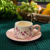 Garden Ceramic Cup and Saucer Set - One Cup, One Saucer