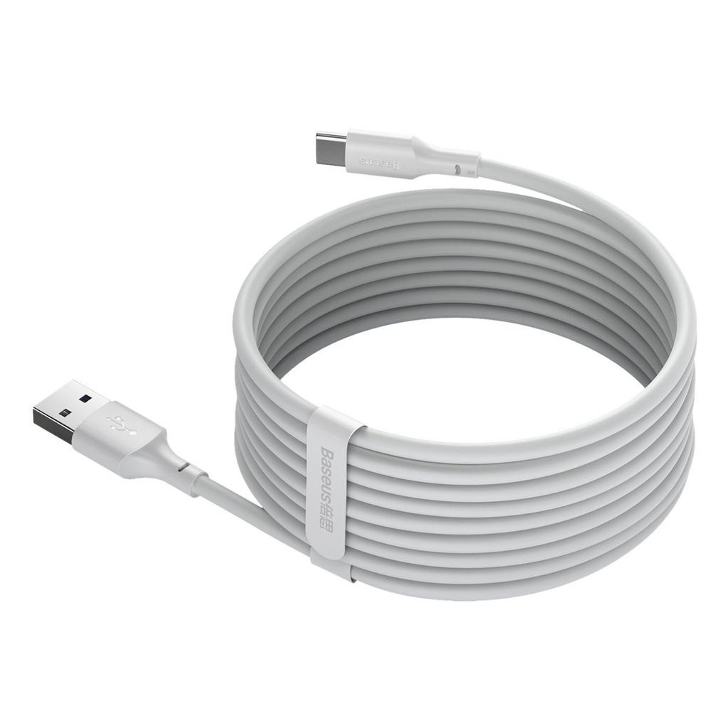 Kabel Usb Do Usb-C Baseus Simple Wisdom, 40W, 5A, 1.5M (Biały) 2Szt.