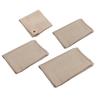 Fireproof Mat Fiberglass High Temperature Resistant Fire Pit Mat Outdoor Accessories for Barbecue Ca