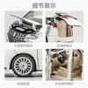 1:24 Vellfire Alphard Alloy MPV Model Toy Car Metal Diecast Doors Opened Sound Light Business Cars Models Kids Hobby Ornaments