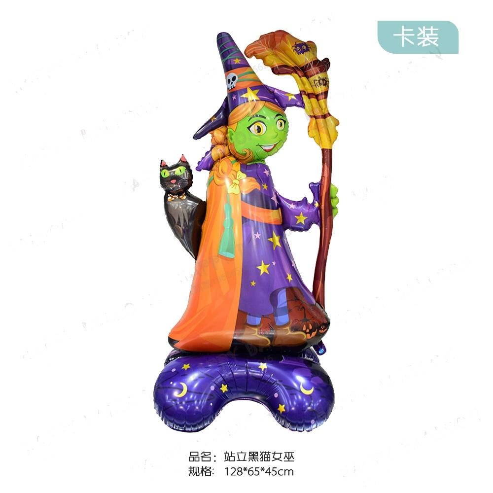 1Pc Halloween Theme Witch Grim Reaper Balloon Set 2026 Halloween Party Decoration Supplies Baby Shower Helium Globos