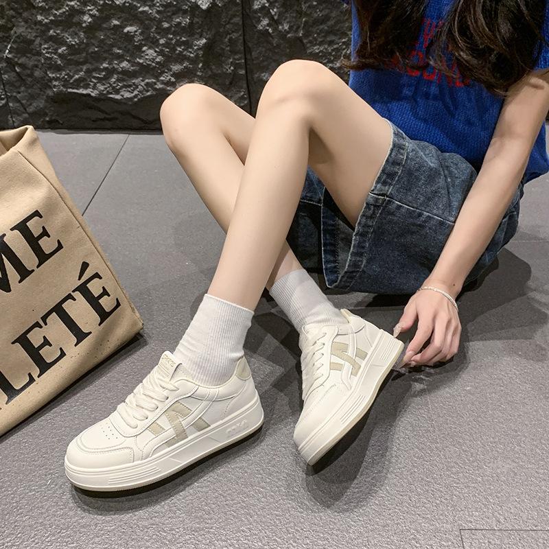 Small man thick sole heightening Forrest Gump shoes women's 2025 new little white shoes casual fashion versatile breathable net shoes sports