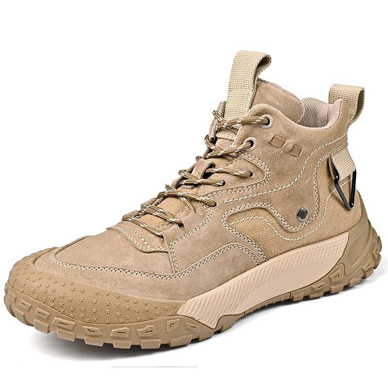 Cotton shoes men s winter velvet Martin boots outdoor men s shoes thermal short boots light snow boots 38