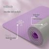 Widened Double Layer Non-Slip TPE Yoga Mat, Thick Fitness Mat, Soundproof Jump Rope & Home Dance Mat