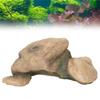 Akvariumsten Prydnad Simulering Harts Fiskbehållare Aquascaping Sten Dekoration för Litet Akvarium