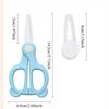 Kitchen Multifunctional Food Scissors Ceramic Scissors for Cutting Vegetables and Complementary Foods Small Scissors5