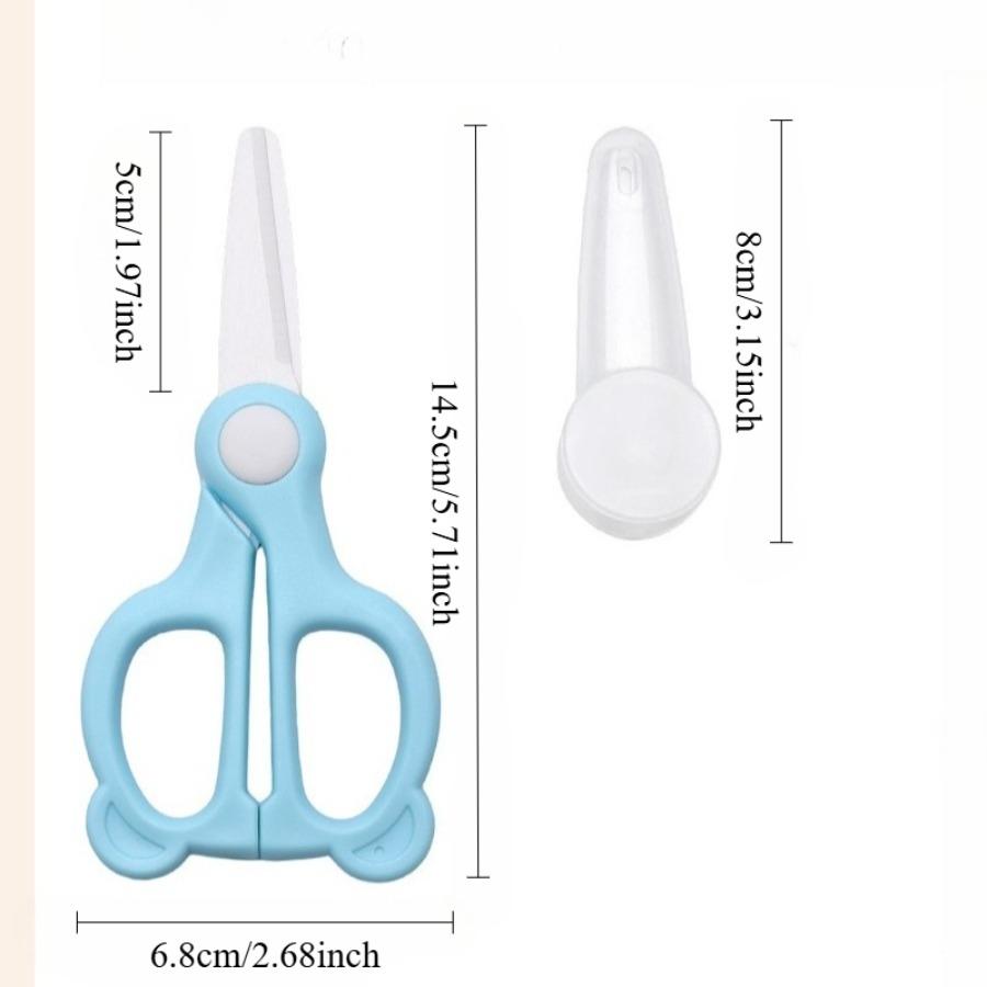 Kitchen Multifunctional Food Scissors Ceramic Scissors for Cutting Vegetables and Complementary Foods Small Scissors5