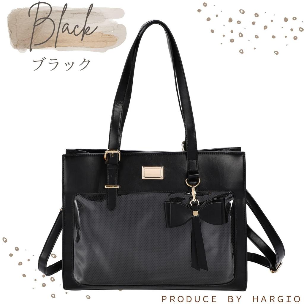 Harujio Ita Bag Tote Bag Shoulder Bag Handbag Cute Ita Bag Luxury Ita Bag Itaba Oshikatsu Goods Plush Bag Ribbon Black White Pink Light Blue Popular