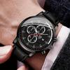 Fashion Men's Luxury Business Quartz Watches Analog PU Leather Wrist Watch  Ideal Choice for Gifts