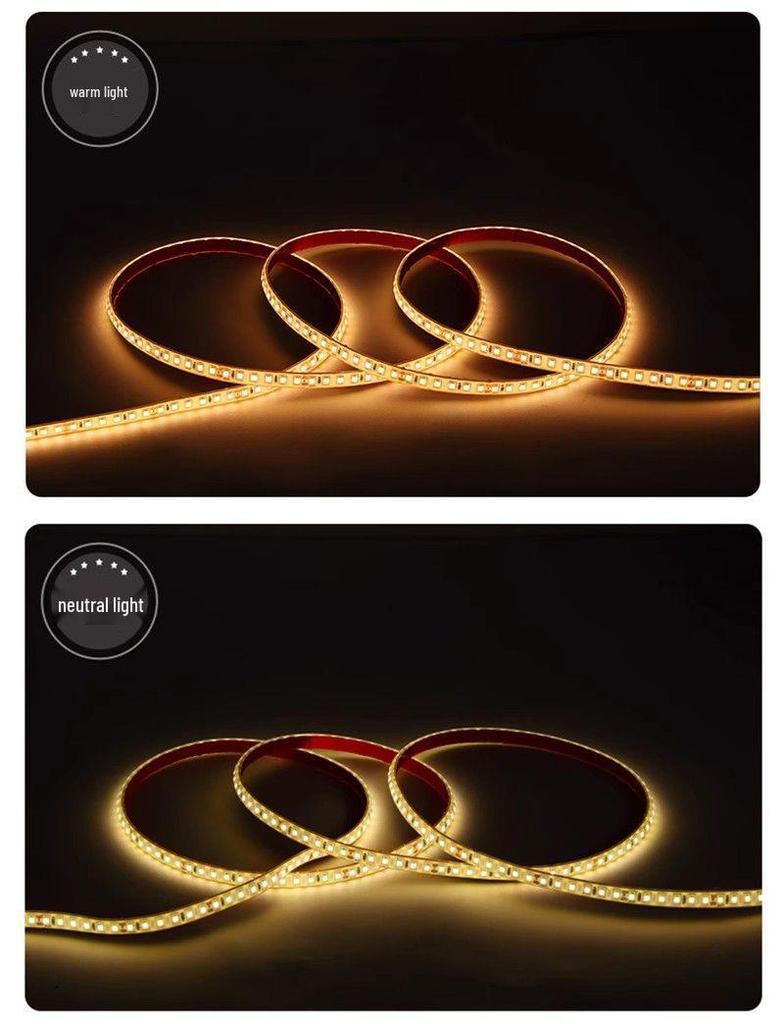 Waterproof 24V LED Strip Light, 3m² Area, Self-Adhesive Silicone, Outdoor Pool Illumination