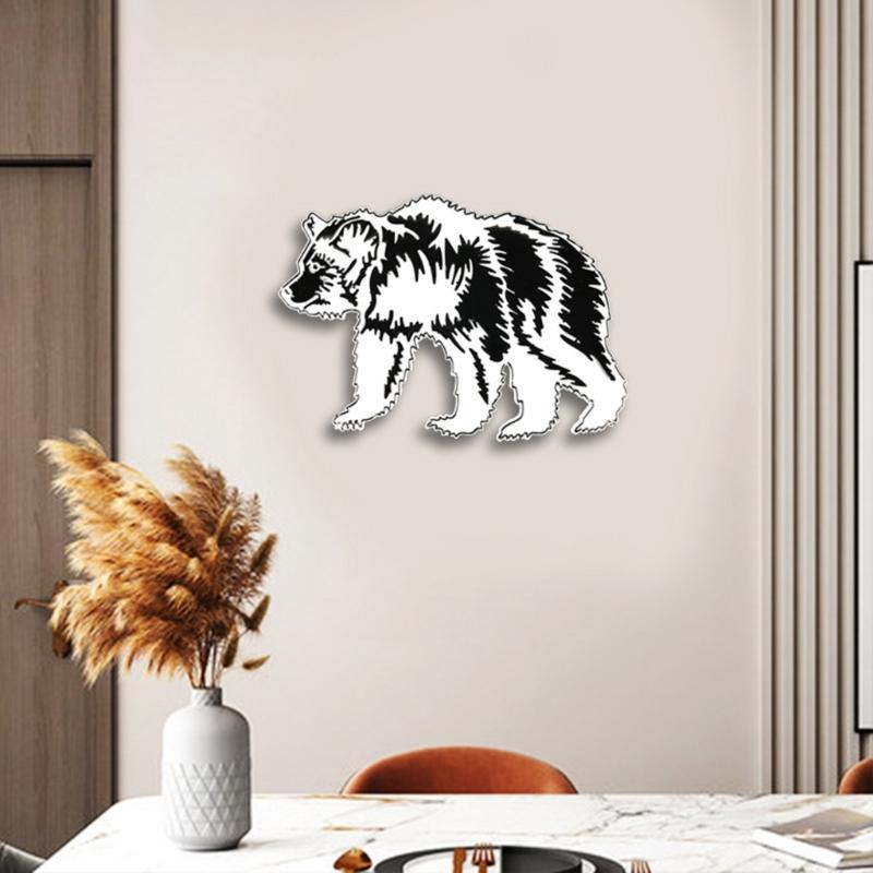 Large Bear Shaped Resin Moulds Halloween Yard Decorations Bear Silicone Moulds Party Home Wall Ornaments Casting Gadget